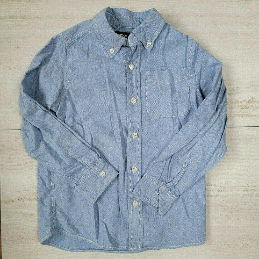 Classic Button-Up Chambray Shirt for Boys